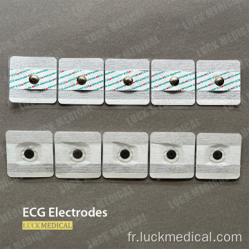 Test médical de l&#39;électrode ECG thoracique
